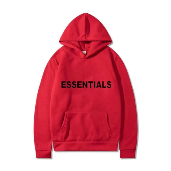 Fear of God Red Essentials Hoodie