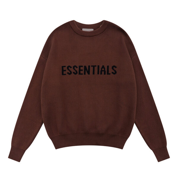FOG Brown Knite Essential Sweatshirts